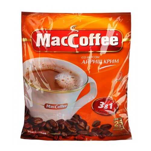 Кофейный напиток растворимый MacCoffee айриш крим 3в1 25 г 18 штук в Шелл
