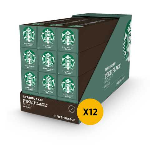 STARBUCKS Pike Place Roast кофе молотый в капсулах для системы Nespresso, 12 шт в Шелл