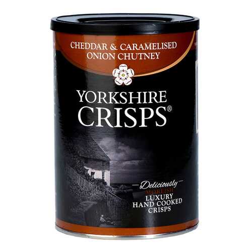 Чипсы картофельные Yorkshire Crisps с сыром чеддер и карамелизированным луком 100 г в Шелл