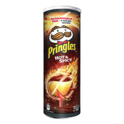 Чипсы Pringles острый и пряный 165 г в Шелл