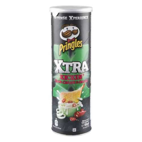 Картофельные чипсы Pringles хtra со вкусом сметаны и лука 150 г в Шелл