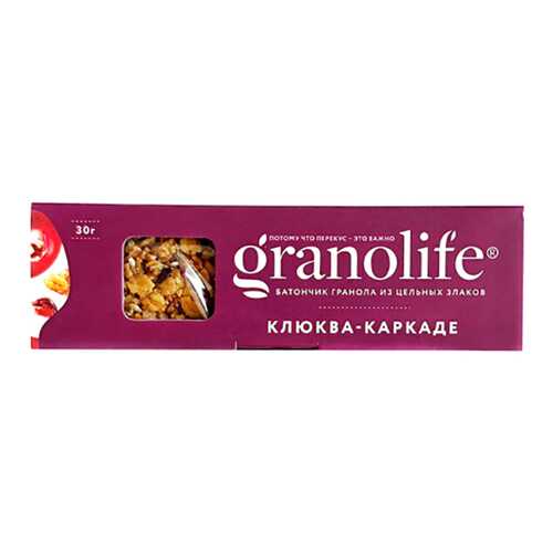 Батончик-гранола Granolife клюква-каркаде в Шелл