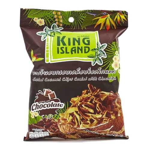 Кокосовые чипсы King Island с шоколадом 40 г в Шелл