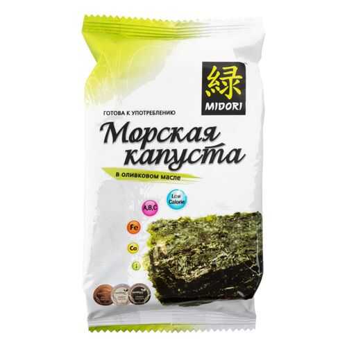 Морская капуста Midori в оливковом масле 5 г в Шелл