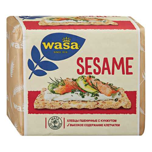 Хлебцы Wasa Sesame пшеничные с кунжутом 200 г в Шелл
