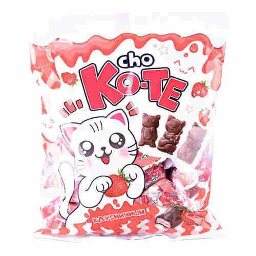 Конфеты Cho ko-te Клубничный, 200гр в Шелл