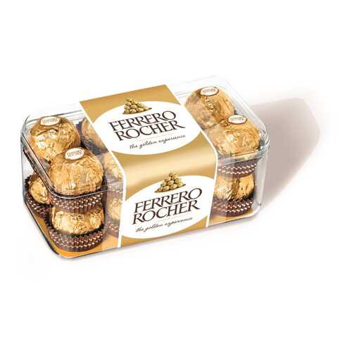 Конфеты Ferrero Rocher хрустящие с лесным орехом 200 г в Шелл