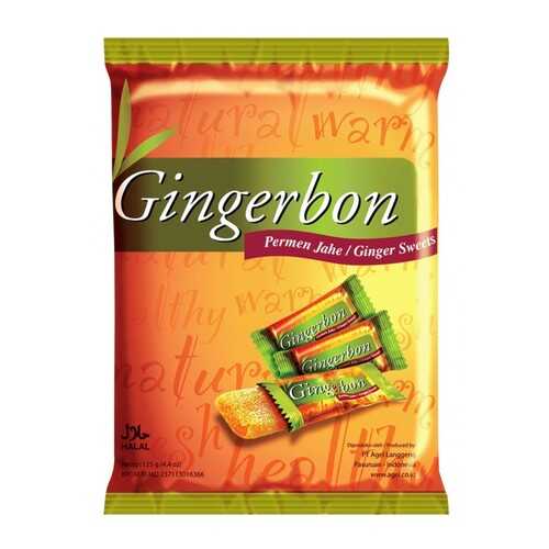 Конфеты имбирные Gingerbon Original жевательные 125 г в Шелл