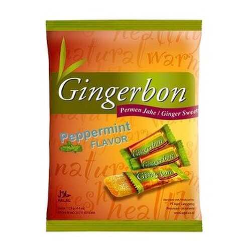 Конфеты имбирные GingerBon с мятой, жевательные 125 г в Шелл