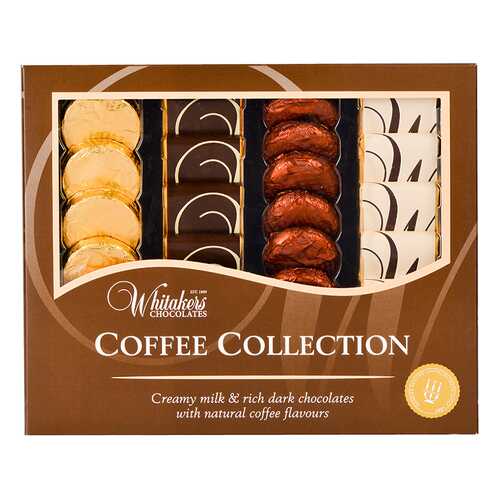 Набор шоколадных конфет Whitakers Chocolates кофейная коллекция 200 г в Шелл
