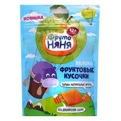 Фруктовые кусочки ФрутоНяня из яблок в Шелл