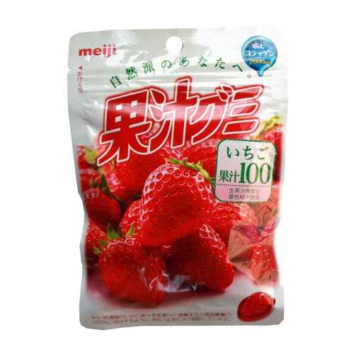 Мармелад Meiji клубника с коллагеном 51 г в Шелл