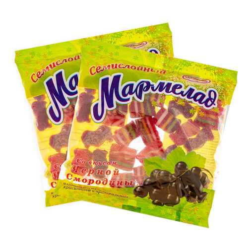 Мармелад со вкусом черной смородины 350г пакет в Шелл