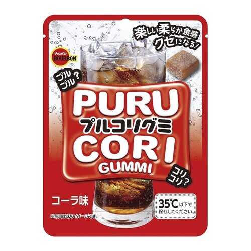 Мармелад жевательный Bourbon Puru Cori со вкусом колы 50 г в Шелл