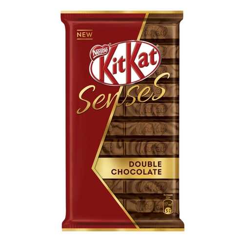 Шоколад молочный и темный Kit-Kat senses double chocolate с хрустящей вафлей 112 г в Шелл