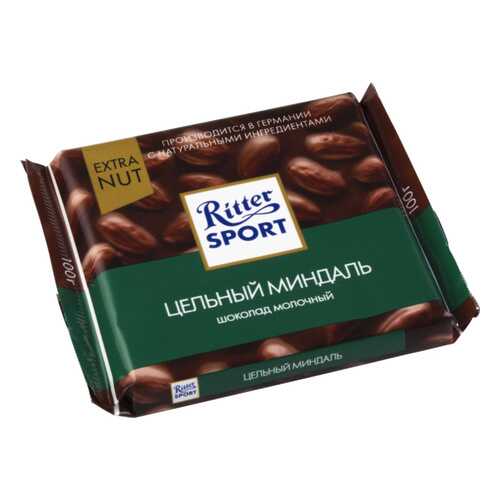 Шоколад молочный Ritter Sport extra nut цельный миндаль 100 г в Шелл