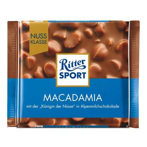 Шоколад Ritter Sport макадамия молочный с обжаренным орехом макадамии 100 г в Шелл