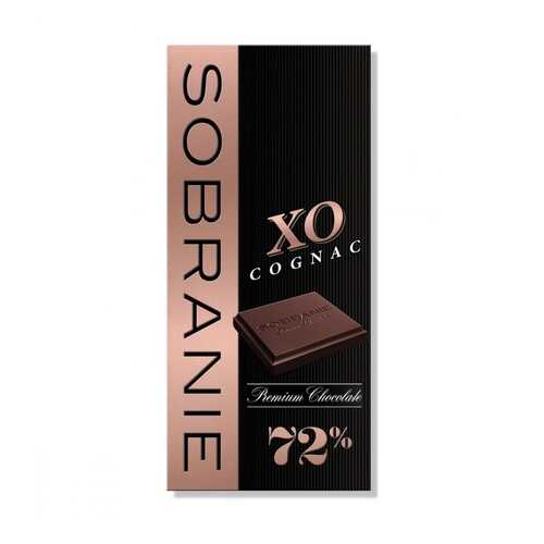Шоколад Sobranie XO Cognac, горький, с коньяком , 90 гр в Шелл
