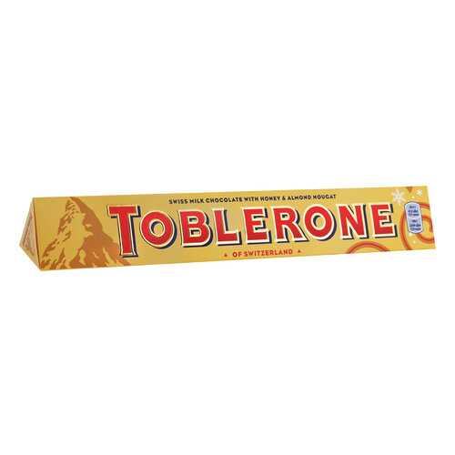 TOBLERONE шоколад молочный медово-миндальная нуга 200г в Шелл