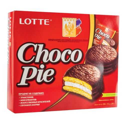 Пирожное choco pie Lotte 336 г в Шелл