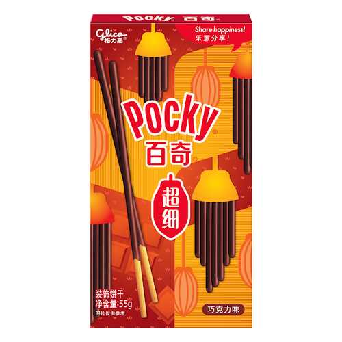 Палочки Glico Pocky со вкусом шоколада 55 г в Шелл