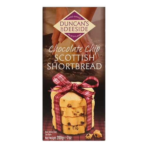 Печенье Duncan’s of Deeside с шоколадной крошкой 200 г в Шелл