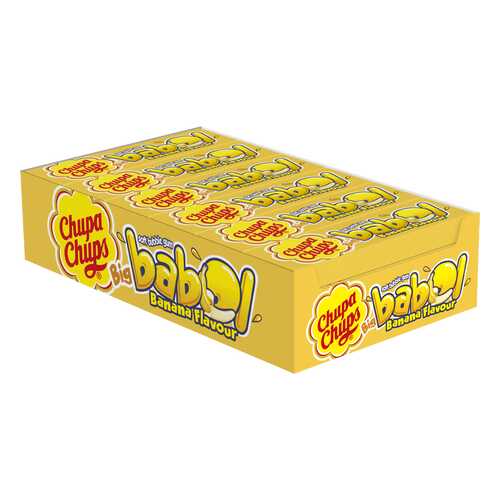 Жевательная резинка Chupa Chups big babol банан 21 г в Шелл