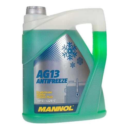 Антифриз MANNOL Hightec Зеленый Готовый антифриз -40 5л в Шелл