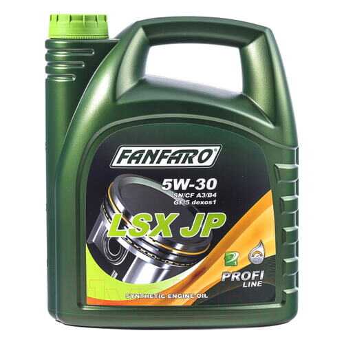 6703 FANFARO LSX JP 5W-30 4 л. Синтетическое моторное масло в Шелл