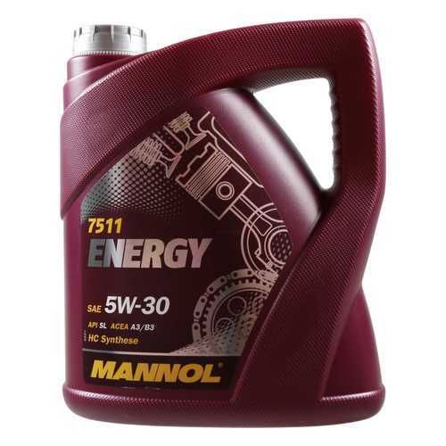 7511 MANNOL ENERGY 5W30 (SL) 20 л. Синтетическое моторное масло 5W-30 в Шелл