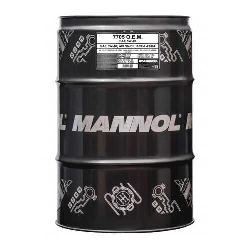 7713 MANNOL O.E.M. for KOREAN CARS 5W-30 60 л. Синтетическое моторное масло 5W30 в Шелл