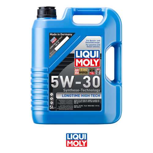 9507 LiquiMoly НС-синт. мот.масло Longtime High Tech 5W-30 CF/SN C3 (5л) в Шелл