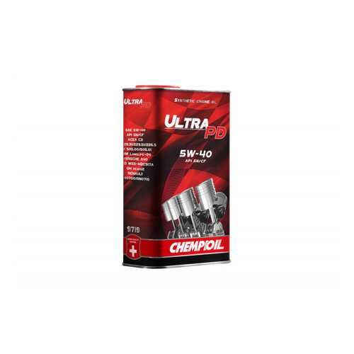 9719 CHEMPIOIL ULTRA PD 5W-40 1 л. (metal) Синтетическое моторное масло 5W40 в Шелл