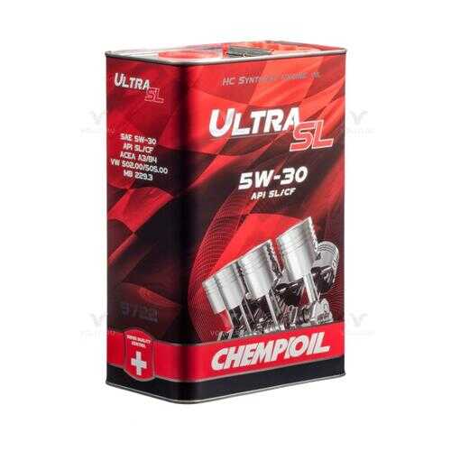 9722 CHEMPIOIL ULTRA SL 5W-30 (A3 B3) 1 л. (metal) синтетическое моторное масло 5W30 в Шелл