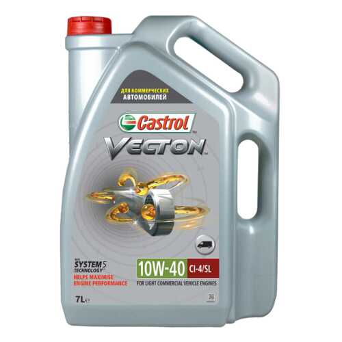 Масло моторное Castrol vecton 10w40 диз 7л 152f02 в Шелл