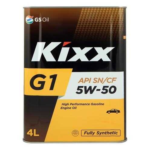 Масло моторное G1 SN Plus 5W50 синт.4л KIXX в Шелл