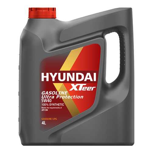 Масло Моторное Hyundai Xteer Gasoline Ultra Protection Sn/Gf-5 5w40 4l Hyundai-KIA а в Шелл