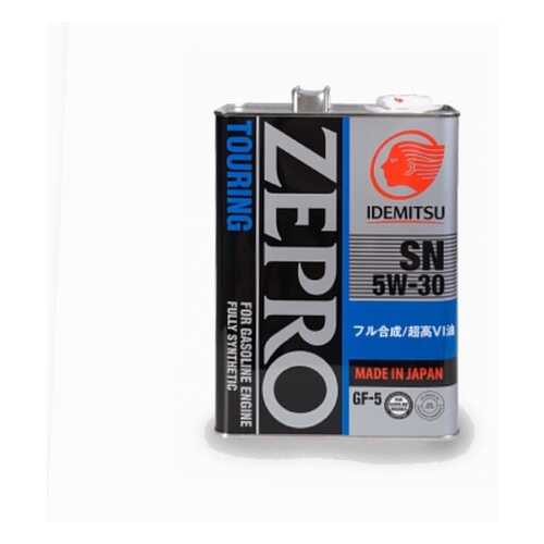 Масло Моторное Idemitsu Zepro Touring Sn/Gf-5 5w-30 4l IDEMITSU арт. 1845041 в Шелл