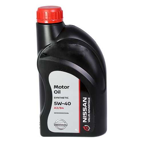 Масло моторное NISSAN VA Motor Oil 5W40 синтетическое 1 л KE900-90032VA в Шелл