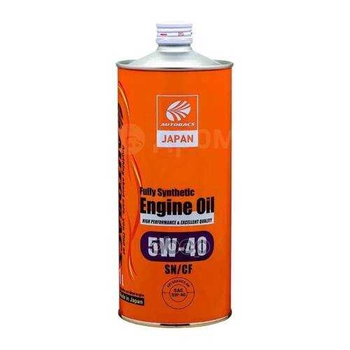 Моторное масло AUTOBACS ENGINE OIL FS 5W40 SN/CF (1л) в Шелл