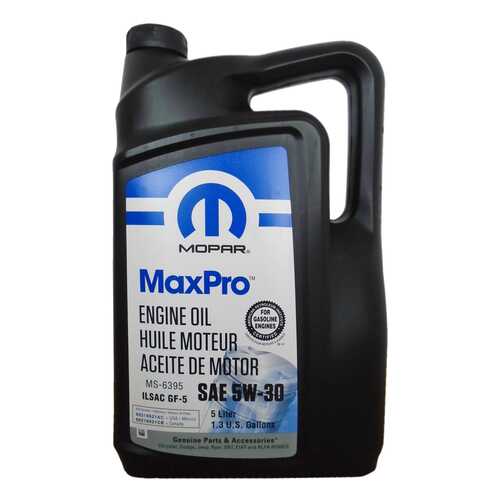 Моторное масло Chrysler Mopar MaxPro SAE 5W-30 5л в Шелл