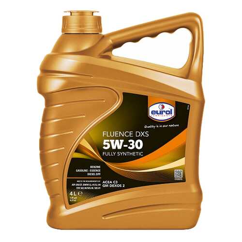 Моторное масло eurol Fluence DXS 5W-30 4л в Шелл