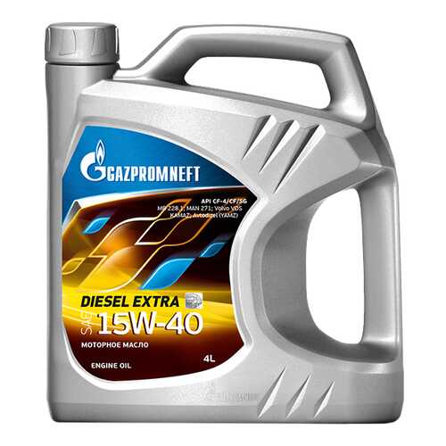 Моторное масло Gazpromneft Diesel Extra 15W-40 4л в Шелл