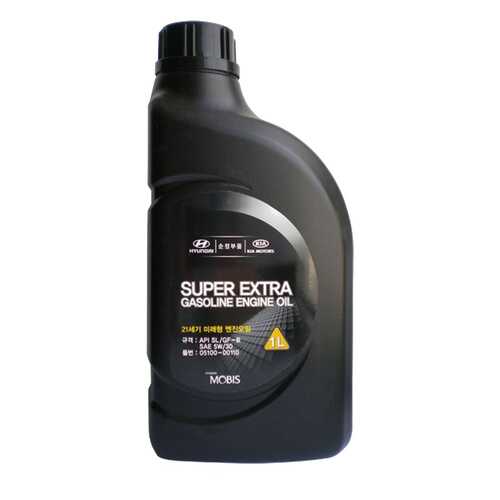 Моторное масло Hyundai Super Extra Gasoline SAE 5W-30 1л в Шелл