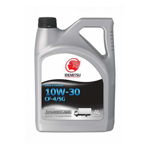 Моторное масло Idemitsu DIESEL CF-4/SG 10W30 (4л) в Шелл