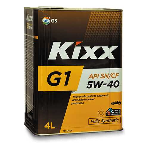 Моторное масло Kixx G1 5W-40 4л в Шелл