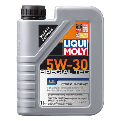 Моторное масло Liqui moly Leichtlauf Special LL 5W-30 1л в Шелл