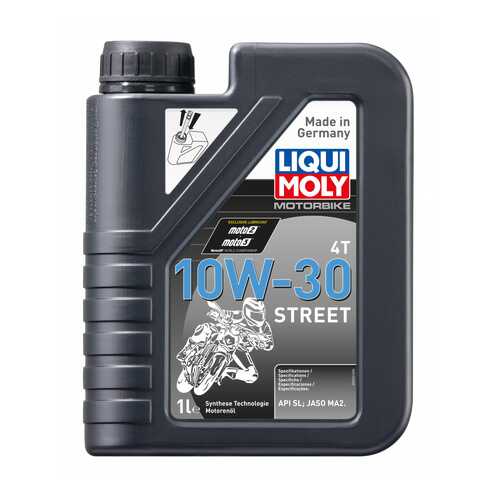 Моторное масло Liqui moly Motorbike 4T Street 10w-30 1л в Шелл