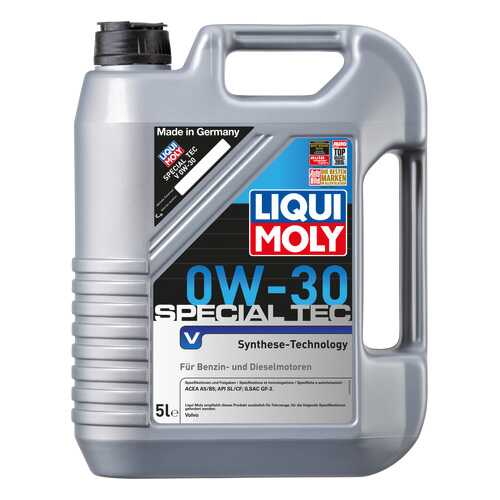 Моторное масло Liqui moly Special Tec V 0W-30 5л в Шелл