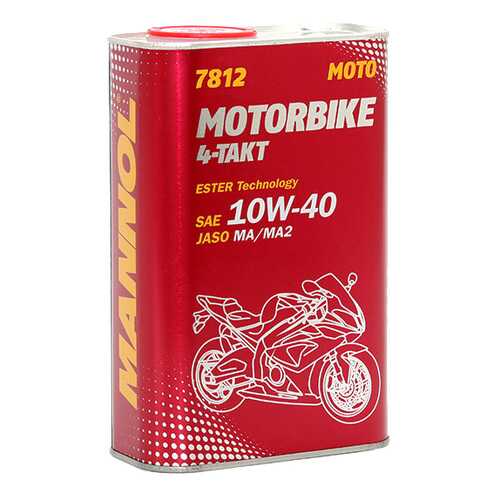 Моторное масло Mannol 4-Takt Motorbike 10W-40 1 л в Шелл